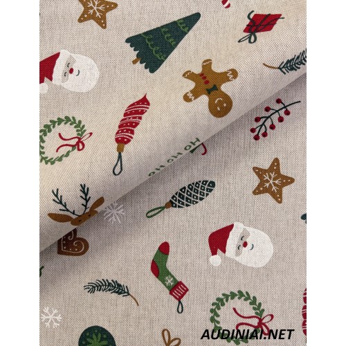 Kalėdinis audinys P17612